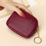 Women Fashion Solid Color Zipper Small Wallet - Image 12