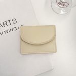 Women Fashion Simple Solid Color Flap Mini Wallet - Image 12