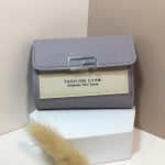 Women Minimalist Trifold Flap Mini Wallet Card - Image 12