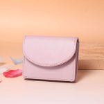 Wholesale Women Simple Solid Color Flip Mini Wallet - Image 12
