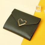 Women Fashion Heart Shape Flap Square Mini Wallet - Image 12
