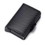 Wholesale Fashion Casual Pu Double Box Aluminum Alloy Automatic Elastic Card Metal Wallet - Image 12