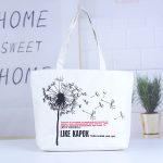 Wholesale Women Fashion Casual Printed Large Capacity Canvas Beach Bag - Image 12