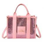 Wholesale Women Fashion Sequin Large Capacity Zipper Shoulder Crossbody Bag - Image 12