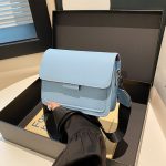 Wholesale Women Fashion Casual Solid Color Wide Strap Square Crossbody Bag - Image 11