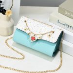Wholesale Stylish Sequin Square Chain Trim Crossbody Bag - Image 12