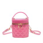 Wholesale Women Fashion Mini Cylinder Jelly Color Zipper Crossbody Bag - Image 12