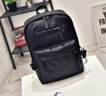 Casual Men Travel Bag Large Capacity Pu Leather Backpack - Image 12