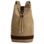 Wholesale Men Fashion Casual Commuter Letter Canvas Backpacks Bag - Image 12