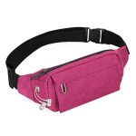 Wholesale Men Casual Sports Commuter Solid Color Waist Chest Bag - Image 12