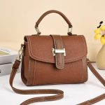 Wholesale Women Casual Retro Simple Color Block Handbag - Image 8
