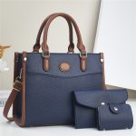Wholesale Women Fashion Casual Bag Large-Capacity Handbag Three-Piece Set - Image 8