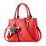 Wholesale Women Simple Fashion Solid Color Plush Pendant Handbag - Image 9