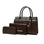 Wholesale Vintage Large Capacity Crocodile Handbags Sets - Image 12