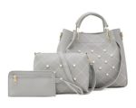 Wholesale Women Fashion Large-Capacity Handbag Three-Piece Set - Image 12