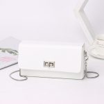 Women Fashion Casual Simple Solid Color Chain Small Square Shoulder Bag - Image 11