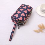 Women Fashion Floral Printed Large-Size Three-Layer Zipper Fabric Purses - Image 13