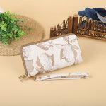 Wholesale Women Fashion Floral Embroidery Double Zipper Long Purses - Image 13