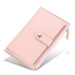 Multifunctional Wallet Zipper Solid Color Wallet - Image 13