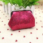 Women Fashion Solid Sequin Compact Wallet - Image 22