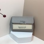 Women Minimalist Trifold Flap Mini Wallet Card - Image 13