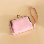 Wholesale Women Simple Multi-Card Buckle PU Wallet - Image 13