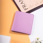 Wholesale Fashion Simple Solid Color Multi-Card Thin Wallets - Image 12