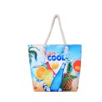 Wholesale Women Fashion Linen Fabric Canvas Ethnic Style Tote Bag - Image 23