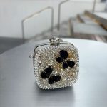 Wholesale Mini Square Acrylic Round Fashion Crossbody Rhinestone Bag - Image 12