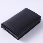 Men'S Fashion Solid Color Rfid Multi-Card Ultra-Thin Carbon Fiber Card Holder Wallet - Image 12
