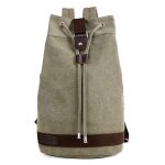 Wholesale Men Fashion Casual Commuter Letter Canvas Backpacks Bag - Image 13