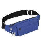 Wholesale Men Casual Sports Commuter Solid Color Waist Chest Bag - Image 13
