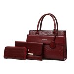 Wholesale Vintage Large Capacity Crocodile Handbags Sets - Image 13