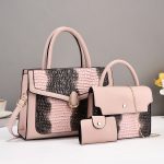 Wholesale Women Elegant Stone-Print Large-Capacity Handbag Sets - Image 9