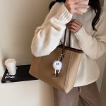 Wholesale Women Casual Solid Color Simple Large Capacity Tote Bag - Image 9