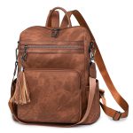 Wholesale Winter Vintage Fashion Women Leopard Backpack - Image 13