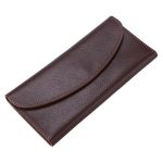 Wholesale Genuine Leather Simple Women Fashion Function Flap Long Wallet - Image 8