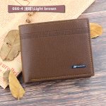 Wholesale Men Fashion Simple Pu Multifunctional Coin Wallet - Image 12