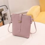 Wholesale Women Fashionable Simple Solid Color Square Zipper Mini Single Shoulder Crossbody Bucket Bag - Image 14
