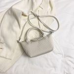 Wholesale Women Fashion Solid Color Pleated Large Capacity Handbag - Image 4