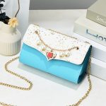 Wholesale Stylish Sequin Square Chain Trim Crossbody Bag - Image 14