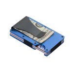 Wholesale Men Fashion Casual Metal Aluminum Alloy Card Holder Anti-Magnetic Rfid Wallet