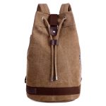 Wholesale Men Fashion Casual Commuter Letter Canvas Backpacks Bag - Image 14