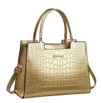Wholesale Women Fashion Casual Large Capacity Crocodile Patterned Handbag - Image 14