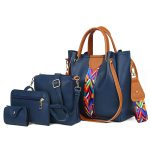 Women Fashion Retro Handbag Four-Piece Bag Set - Image 13
