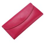 Wholesale Genuine Leather Simple Women Fashion Function Flap Long Wallet - Image 9