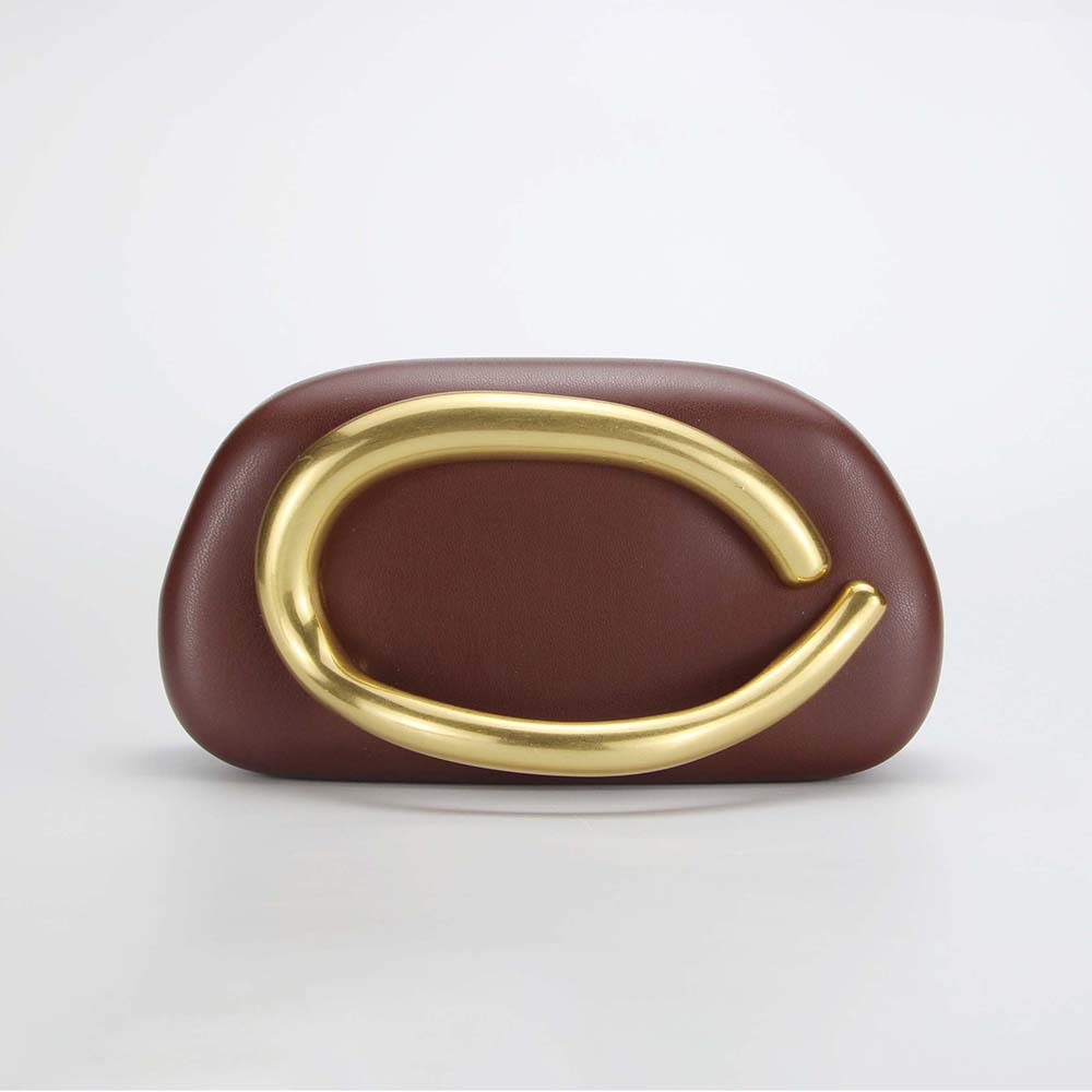 color_8-52 Wholesale Women Fashion Elegant Pu Leather Shell Shaped Evening Bag - Image 1