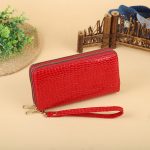 Women Fashion Simple Woven Zipper Long Purses - Image 14