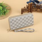 Women Fashion Long Frosted Double Zipper Gradient Multi-Card Position Purses - Image 14