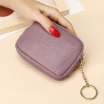 Women Fashion Solid Color Zipper Small Wallet - Image 14